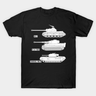 Heavy tanks of the Second World War T-Shirt